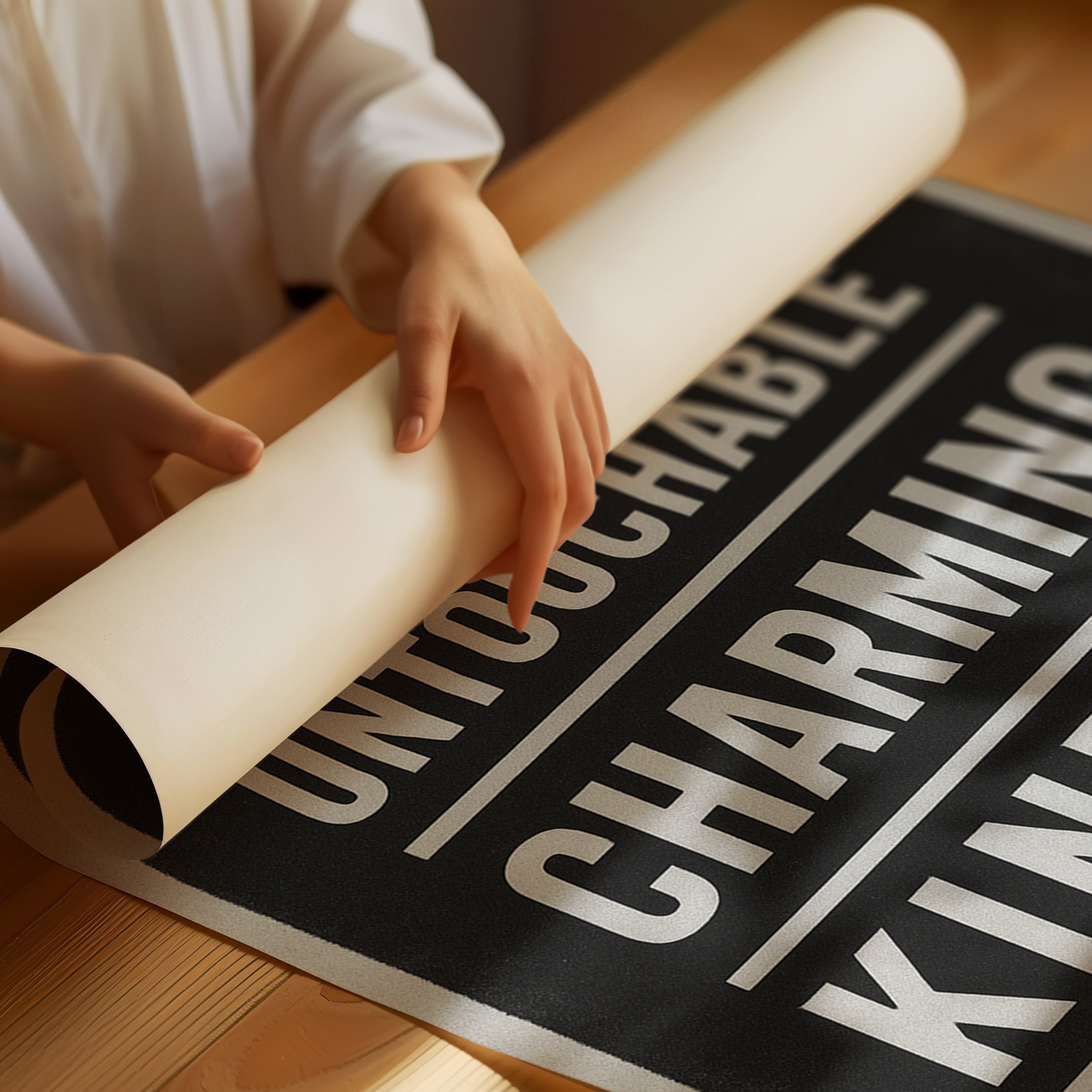 Fearless Motivated Kinetic Bold Text Art