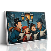 Carolers Hitting the High Note, Barely