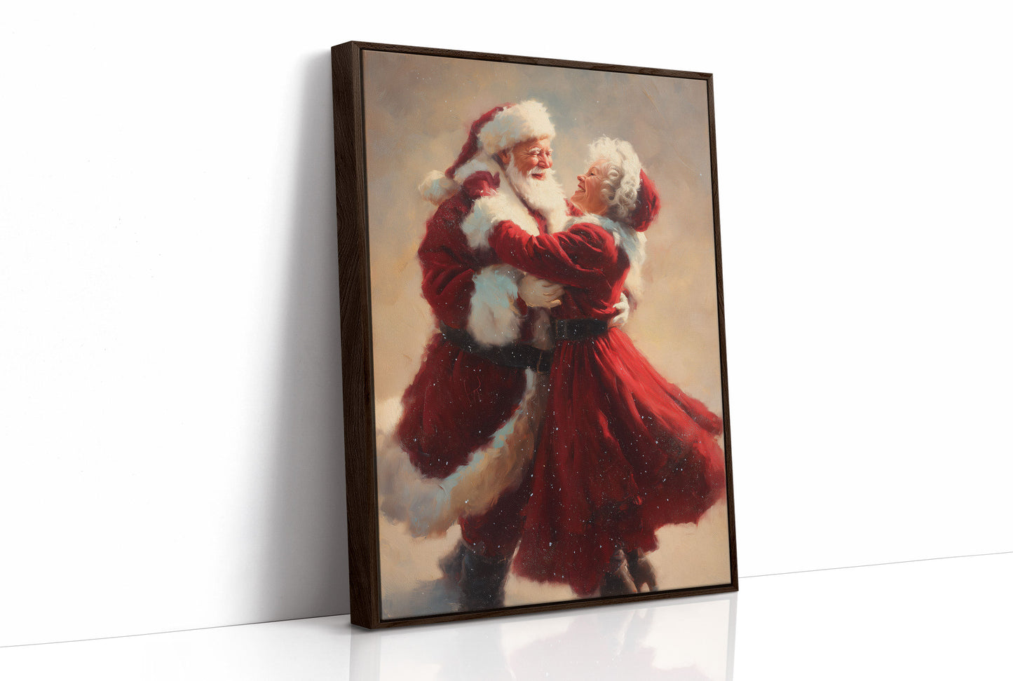 Love's Winter Dance In Crimson