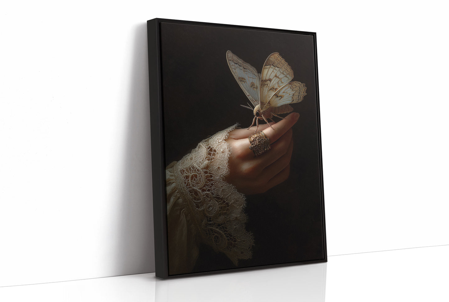 Midnight Visitor On Gilded Fingers