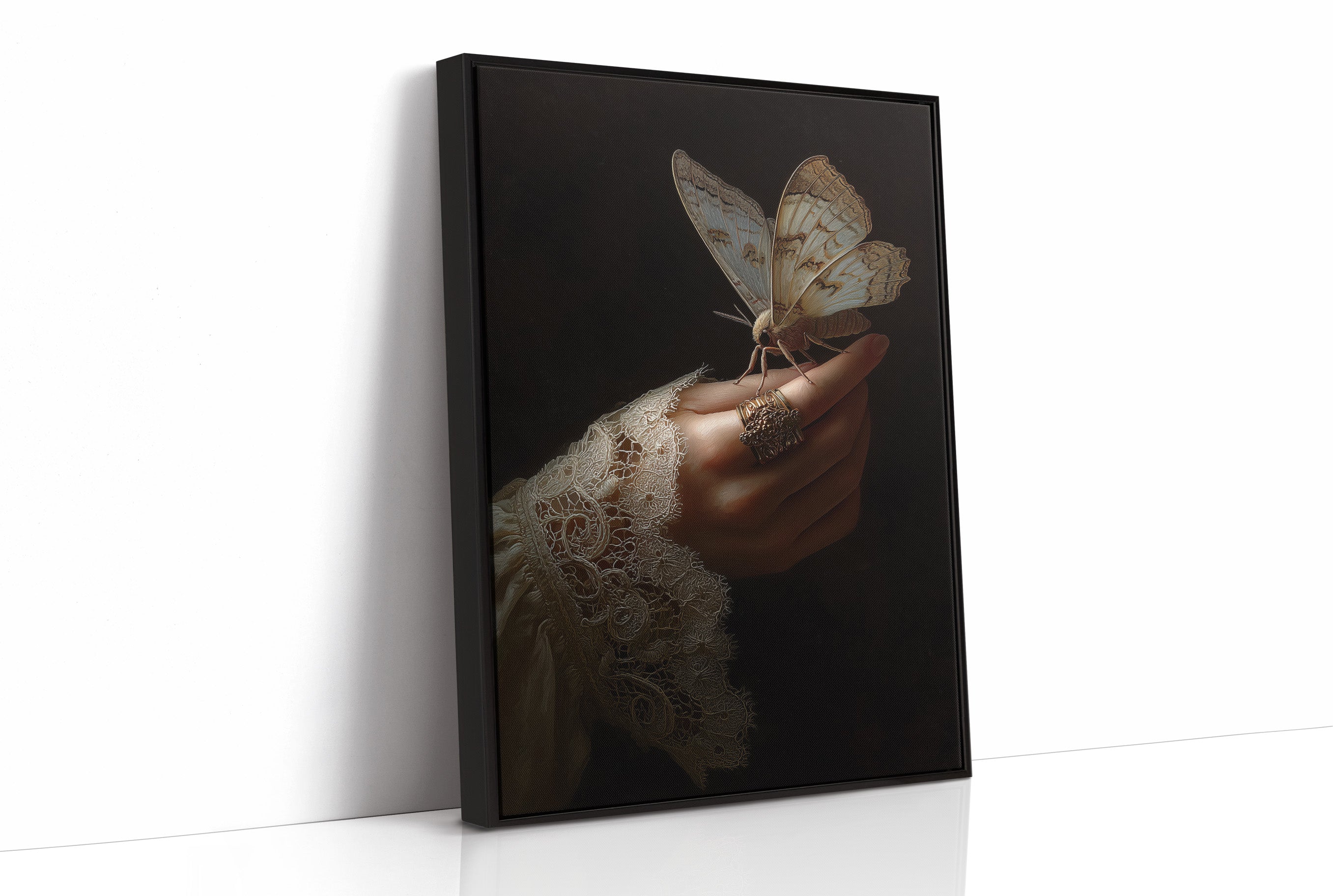 Midnight Visitor On Gilded Fingers