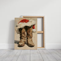 Boots Under the Mistletoe