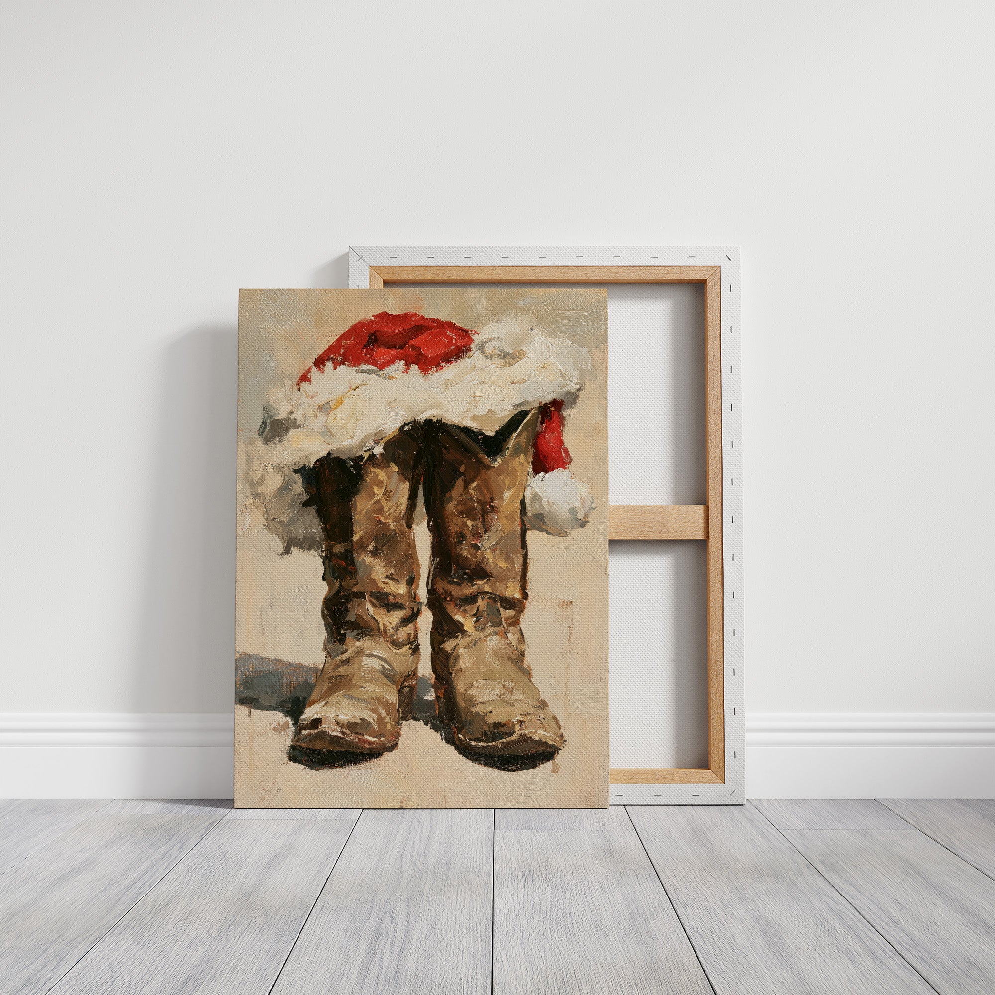 Boots Under the Mistletoe