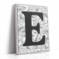 Botanical Letter E Monogram
