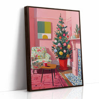 Festive Pink Room Glows Sweet