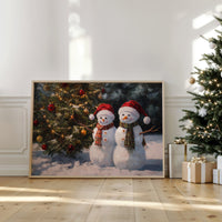 Snow Friends Share Christmas Eve Magic