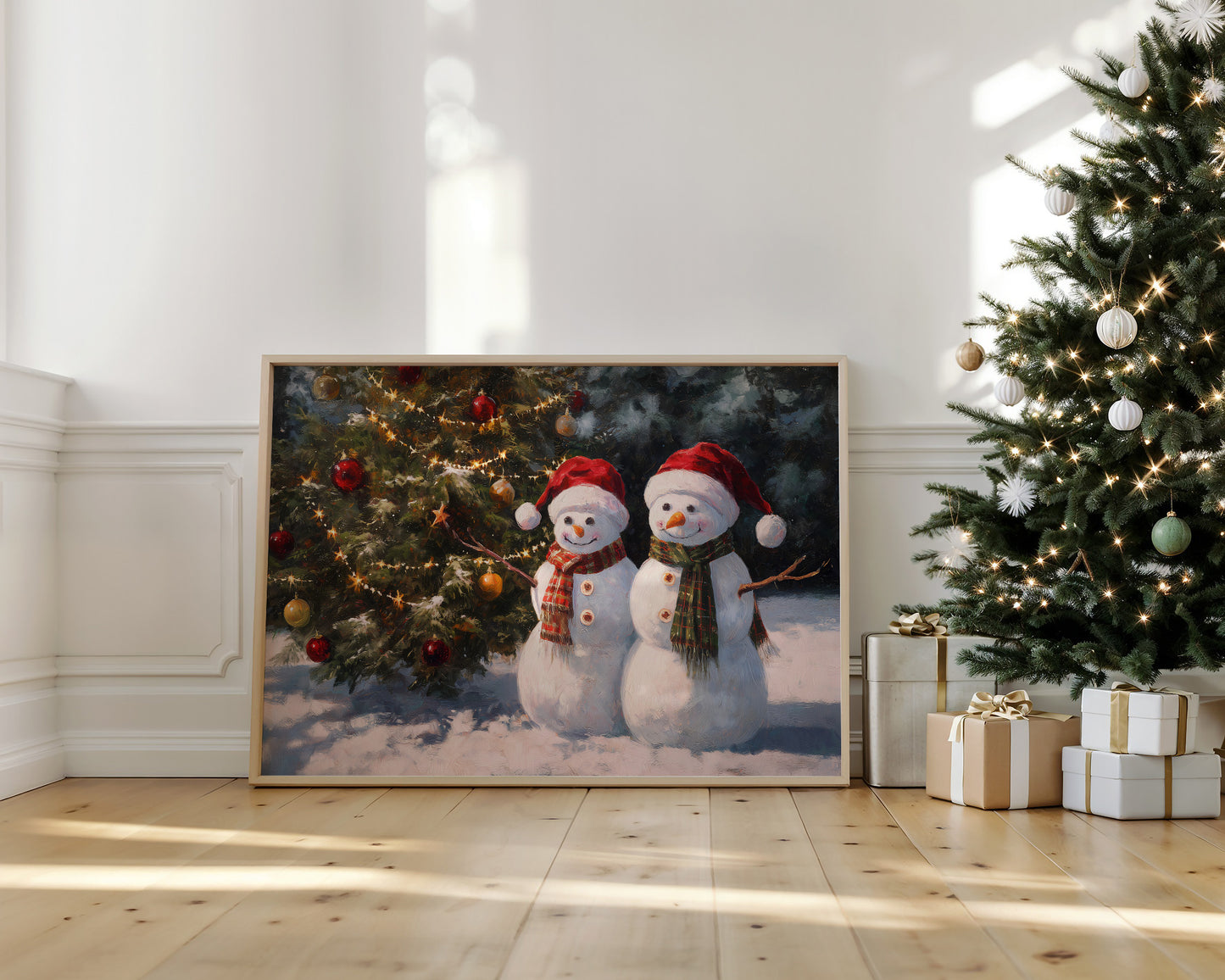 Snow Friends Share Christmas Eve Magic