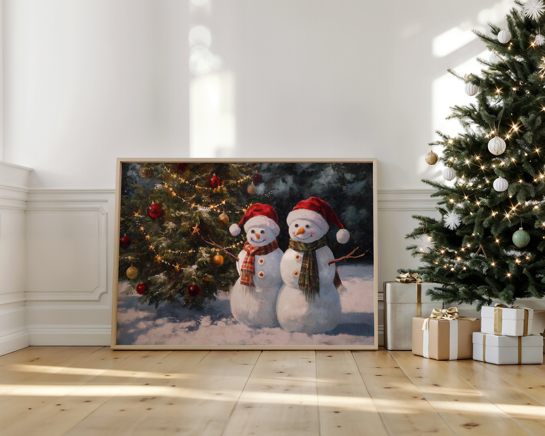 Snow Friends Share Christmas Eve Magic