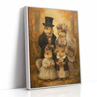 Autumn Acorns In Victorian Finery