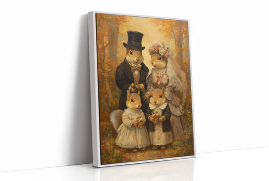 Autumn Acorns In Victorian Finery