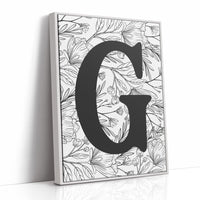 Botanical Letter G Monogram