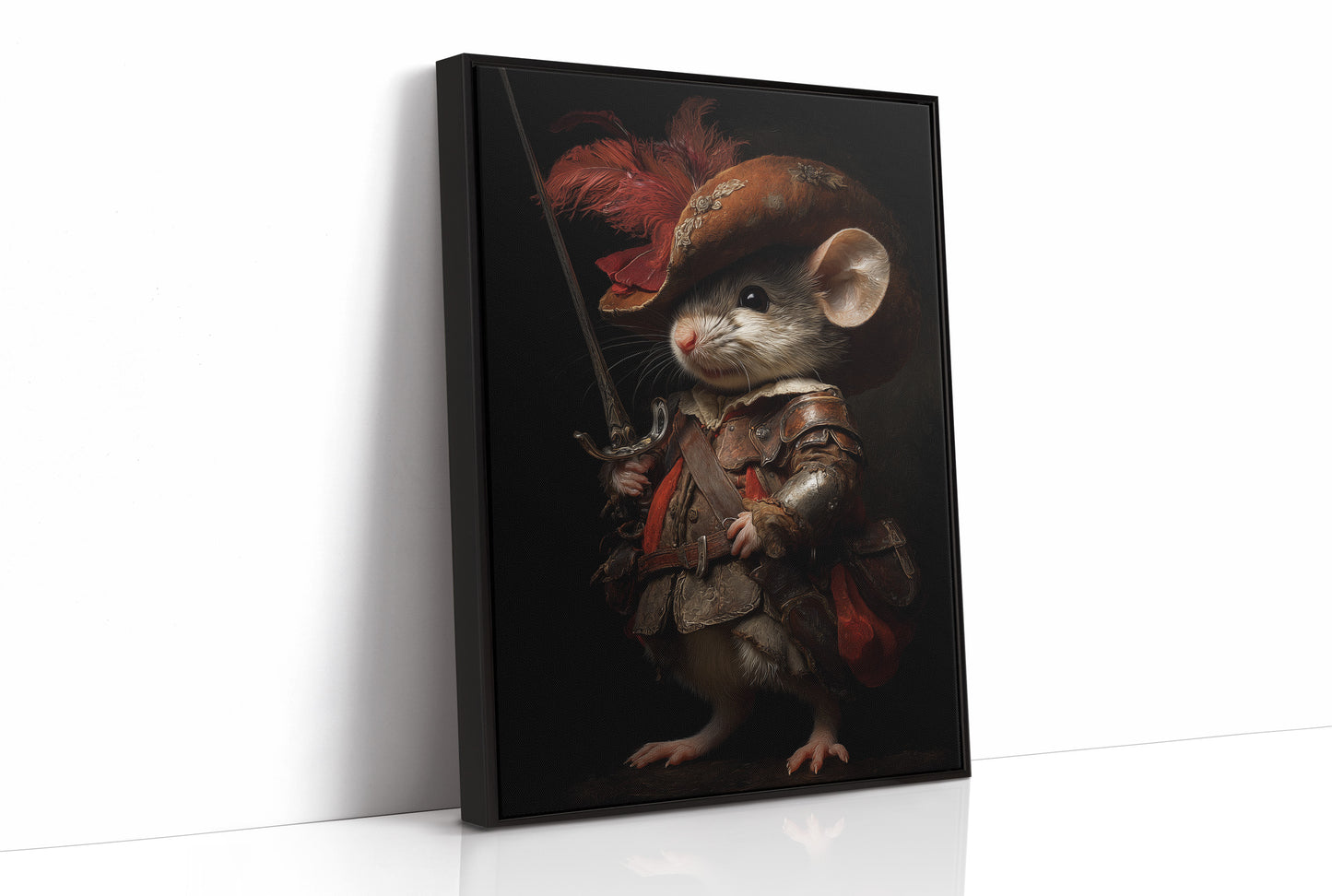 Noble Mouse In Royal Armor
