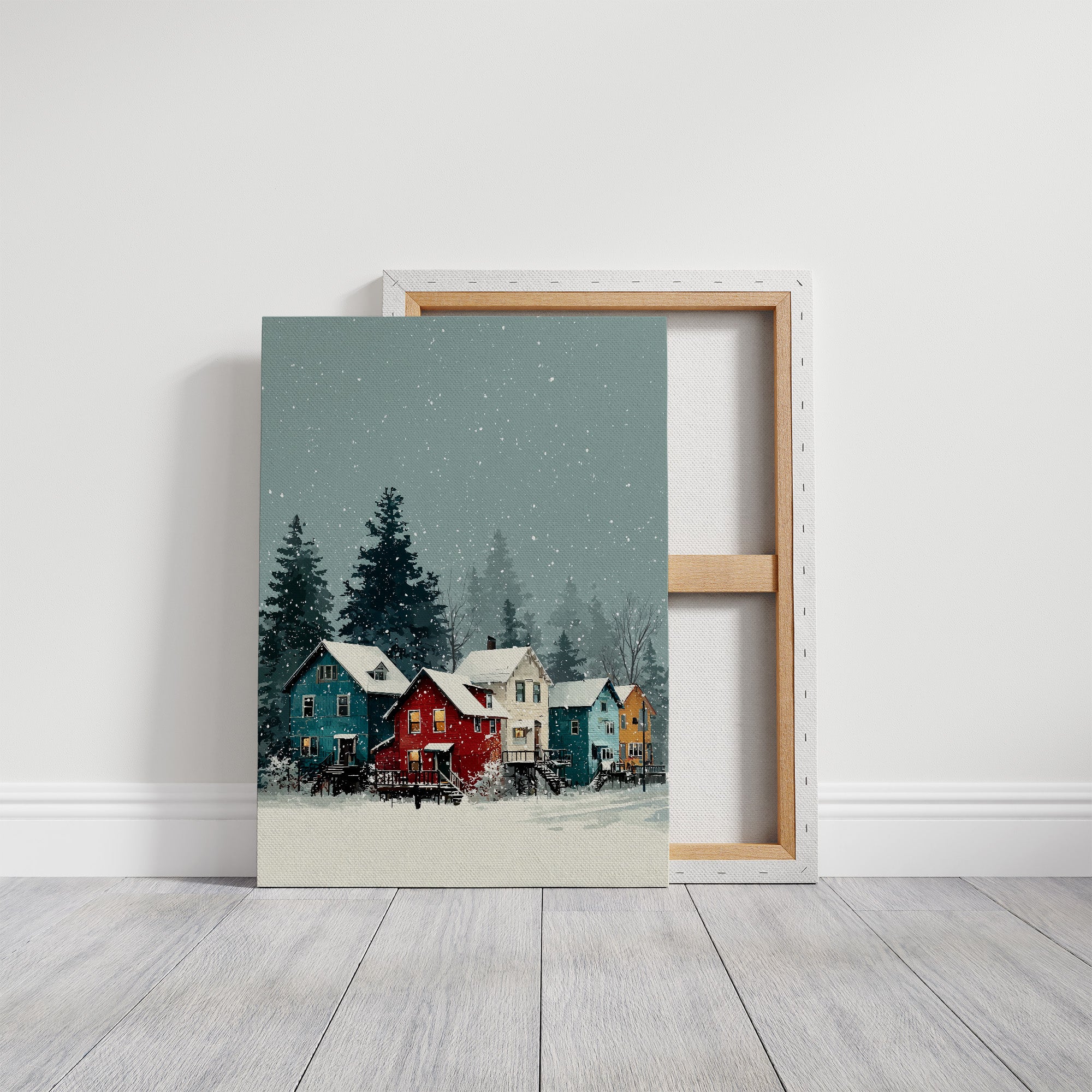 Snow Falls on Main Street