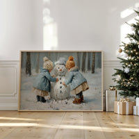 Winter Friends Share Secret Snow Tales