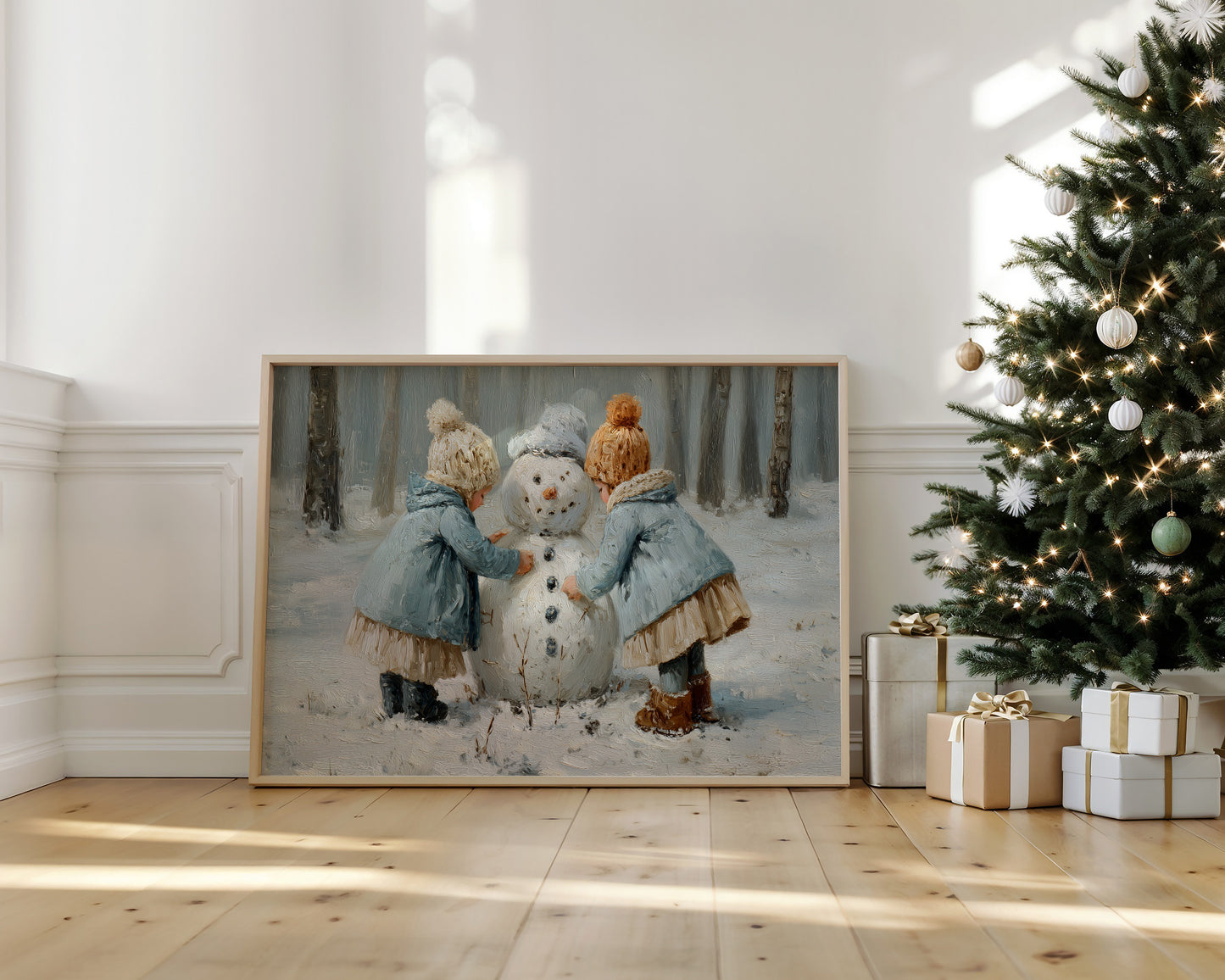 Winter Friends Share Secret Snow Tales