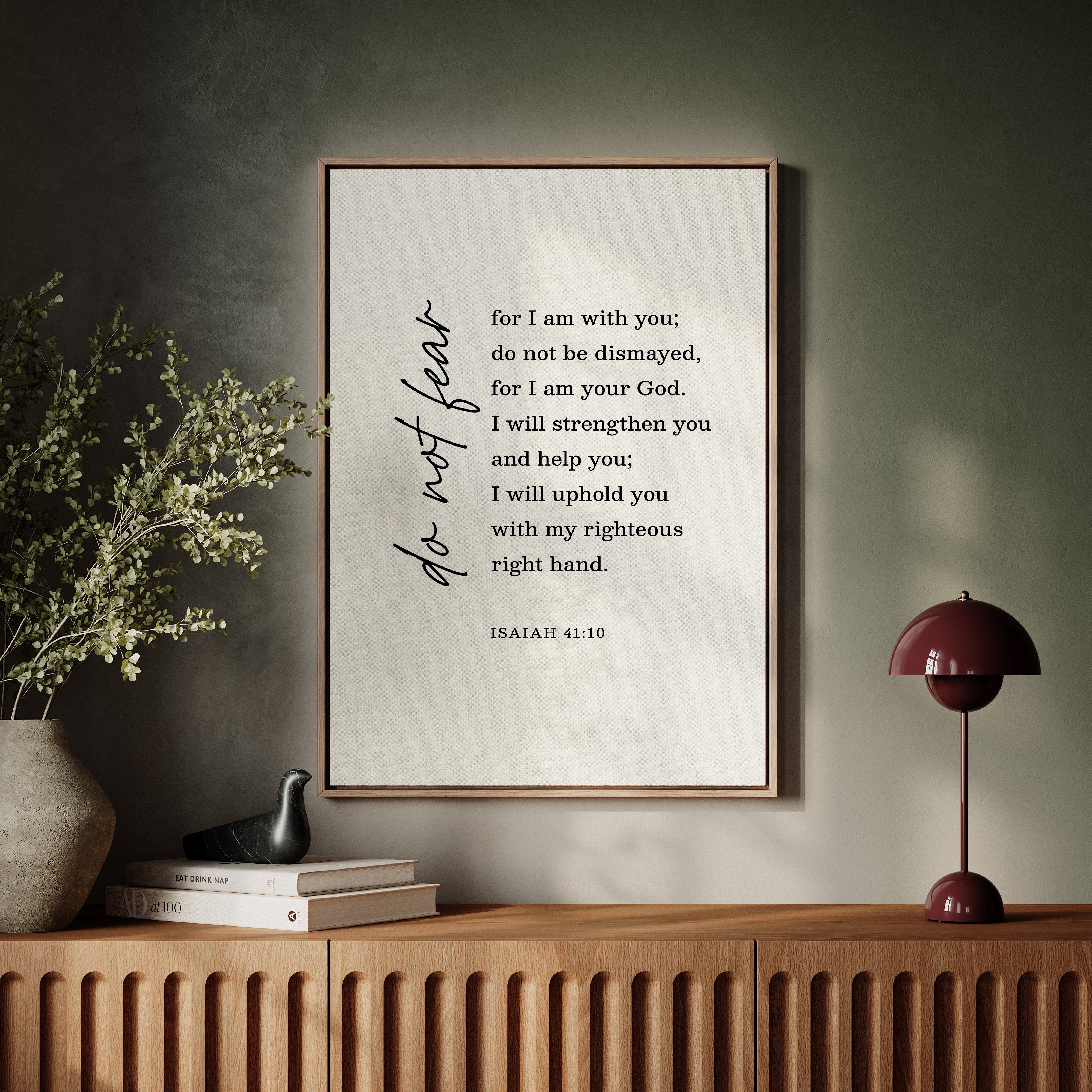 Do Not Fear Isaiah 41 Bible Verse Print