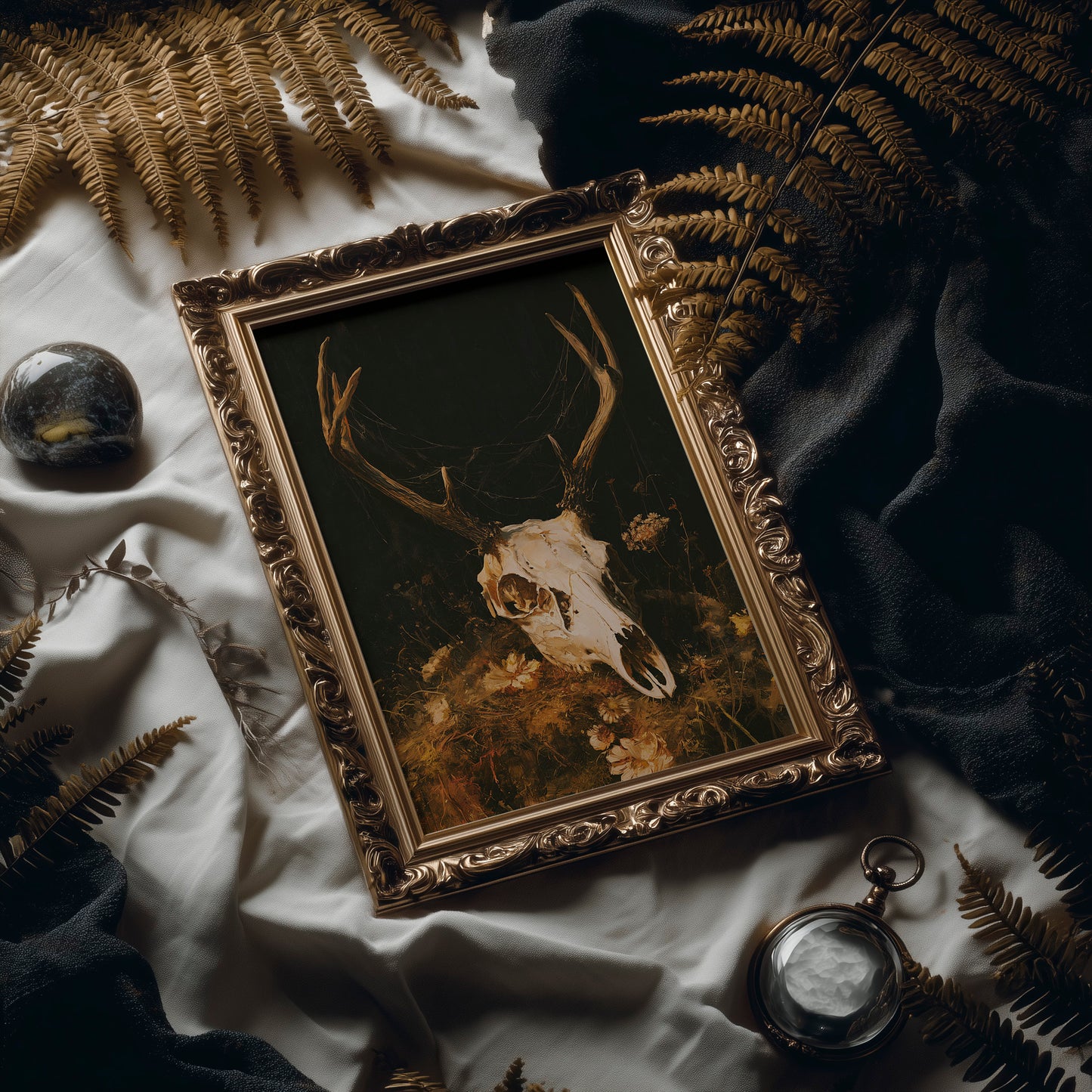 Antlers Among the Wildflowers