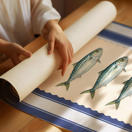 Nautical Trio: Mackerel on Cream