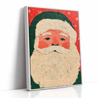 Santa in Torn Paper