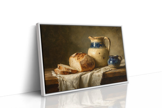 Harvest's Bounty on Rustic Table