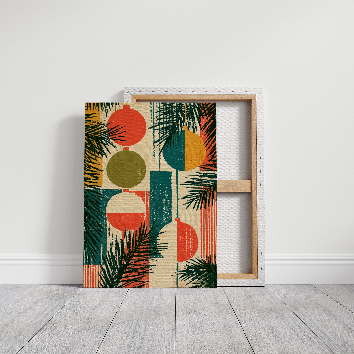 Retro Ornaments in Block Print