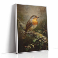 Amber Feathers Against Faded Light