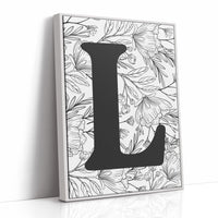 Botanical Letter L Monogram