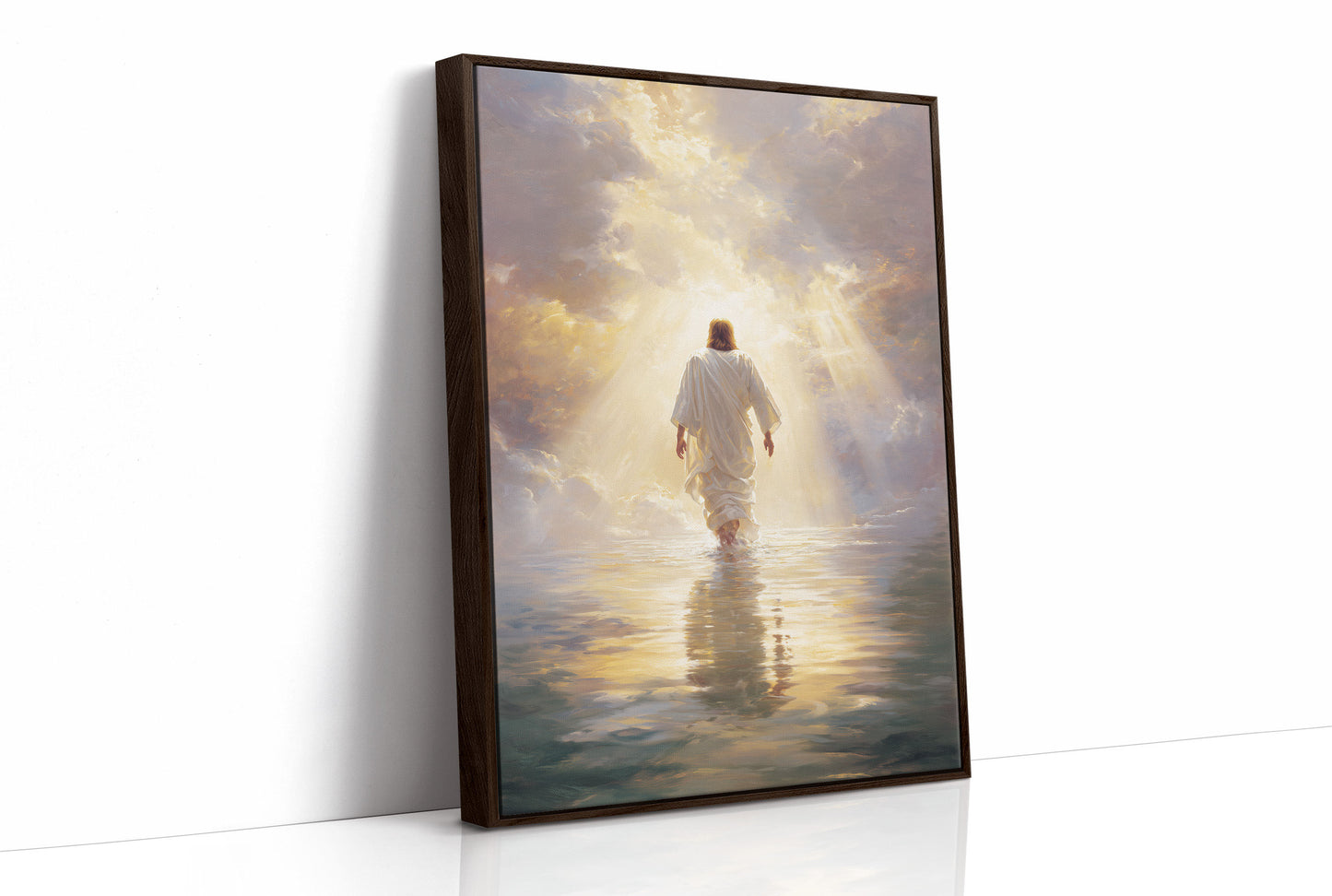 Light Breaks Through Sacred Waters