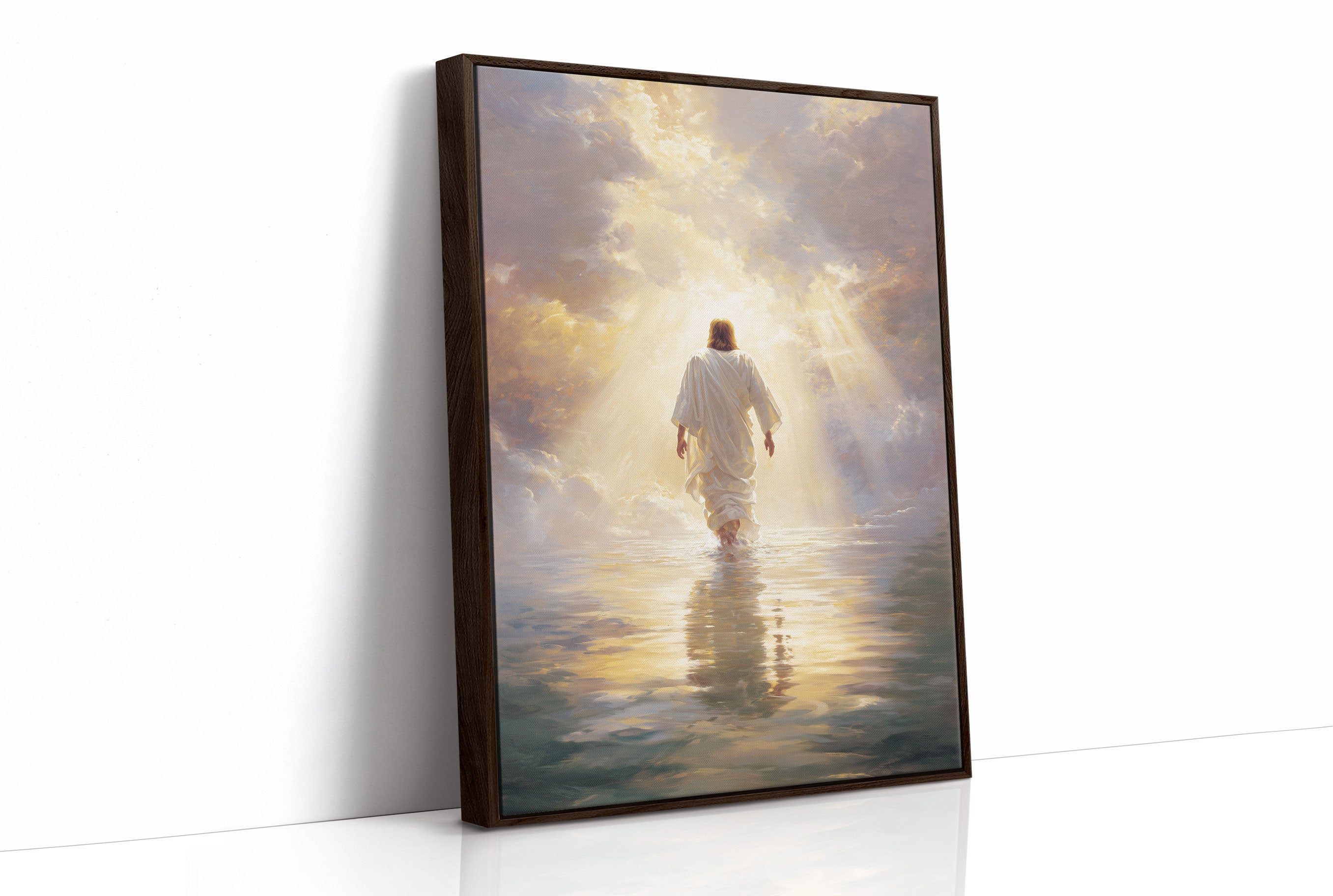 Light Breaks Through Sacred Waters