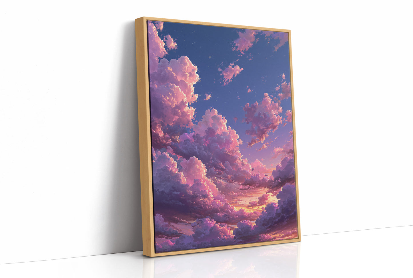 Twilight Clouds, Crescent Moon