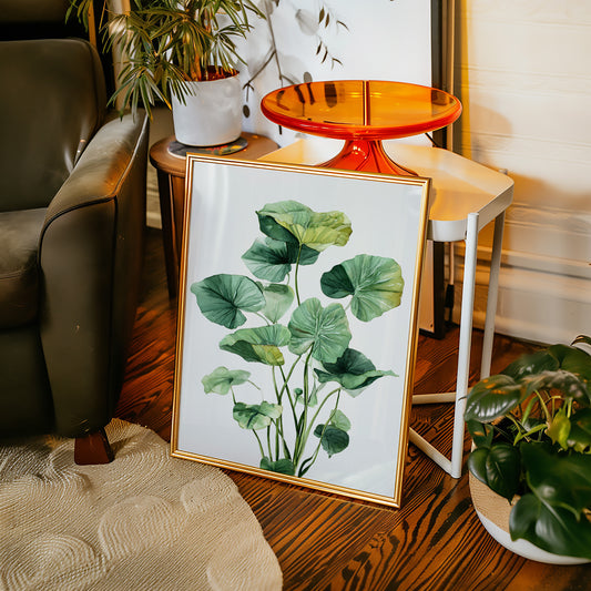 Lotus Leaves Dance In Sunlight