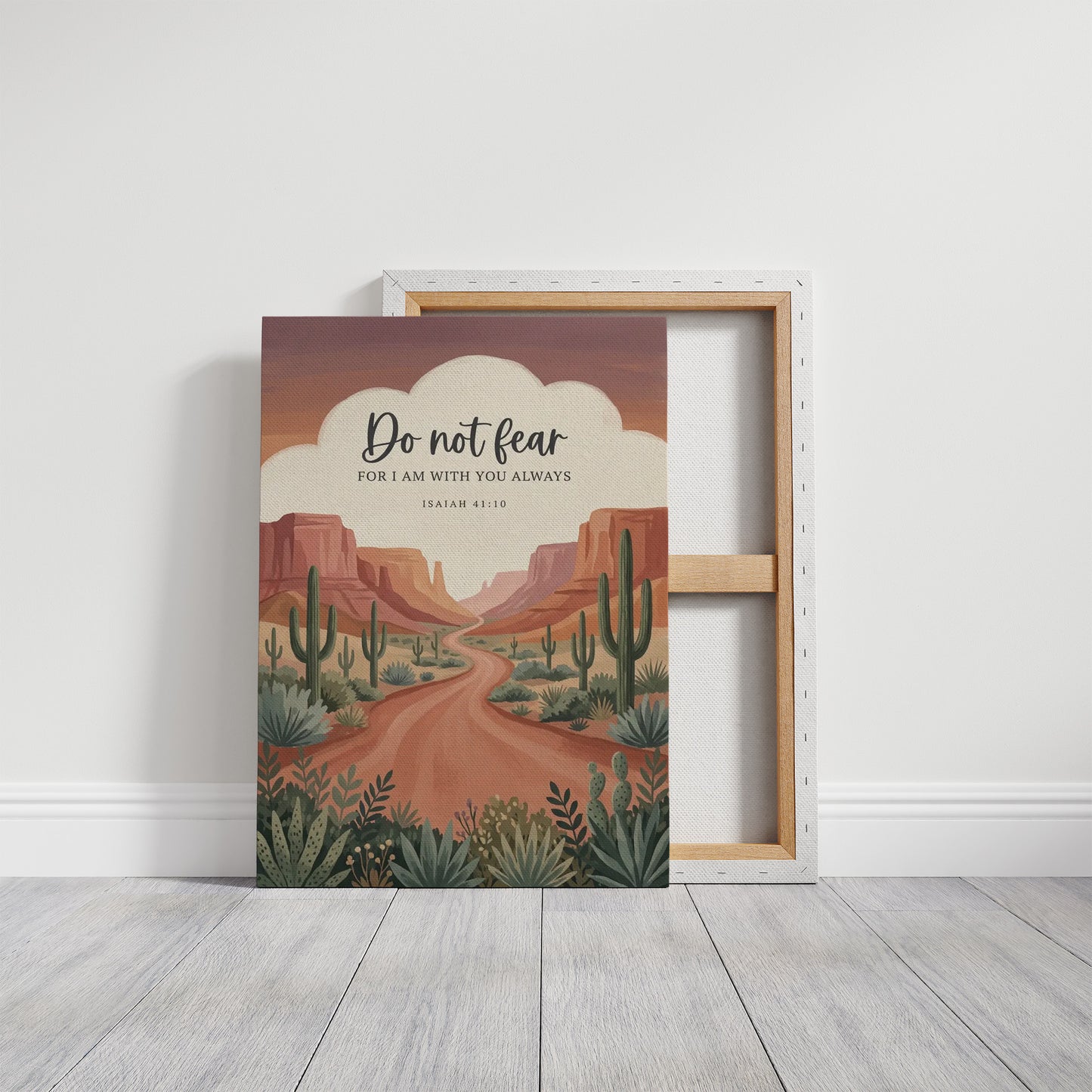 Do Not Fear: Desert Canyon Scripture Print