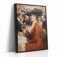 Scarlet Toast Among Society Figures