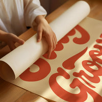 Stay Groovy Retro Typography Print