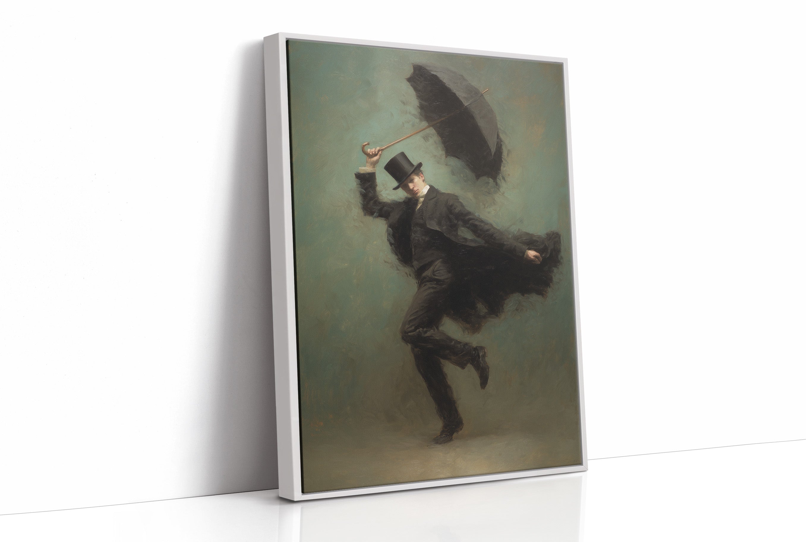 Dancing Against London's Gray Sky