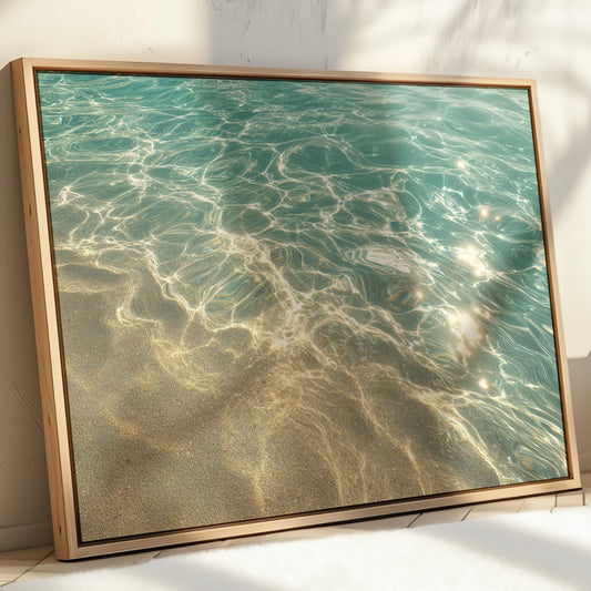 Crystal Tides Kiss Golden Shore