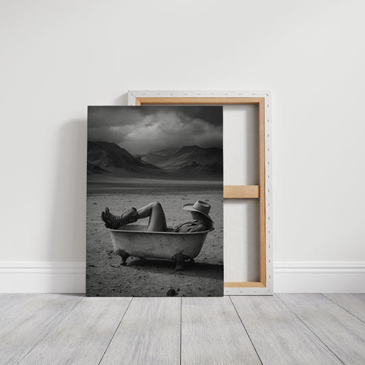 Desert Retreat Daydream - Surreal Cowboy Bathtub
