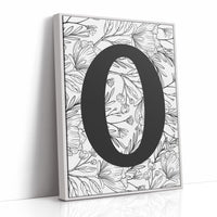 Botanical Letter O Monogram