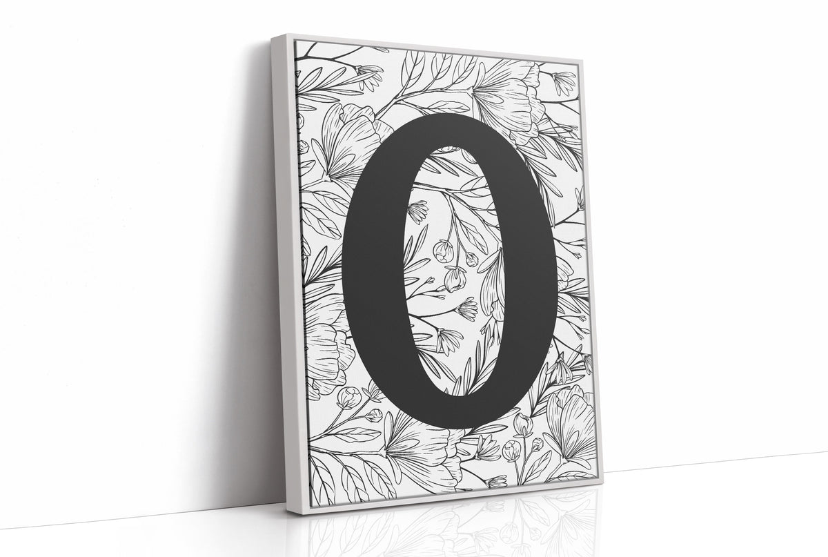 Botanical Letter O Monogram