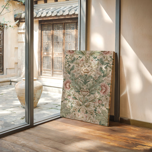 Petals Adorn the Silent Walls