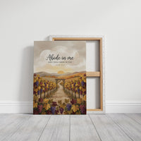 Abide in Me: Vineyard Scripture Print