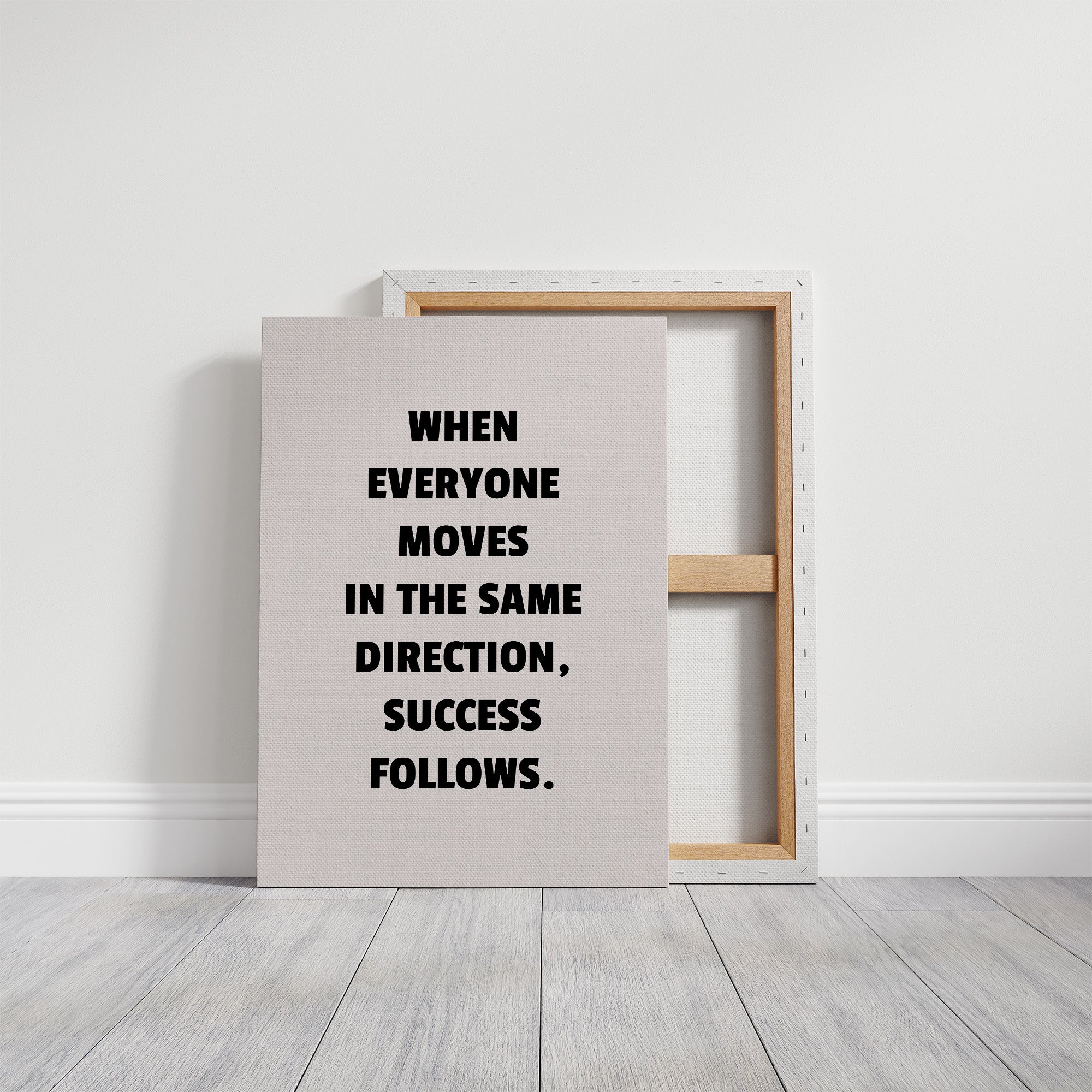 Success Follows Unified Direction