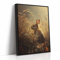 Twilight Rabbit Among Wild Meadow