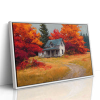 Harvest Home Beneath Fiery Canopy