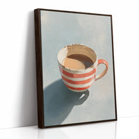 Morning Brew in Coral Stripes
