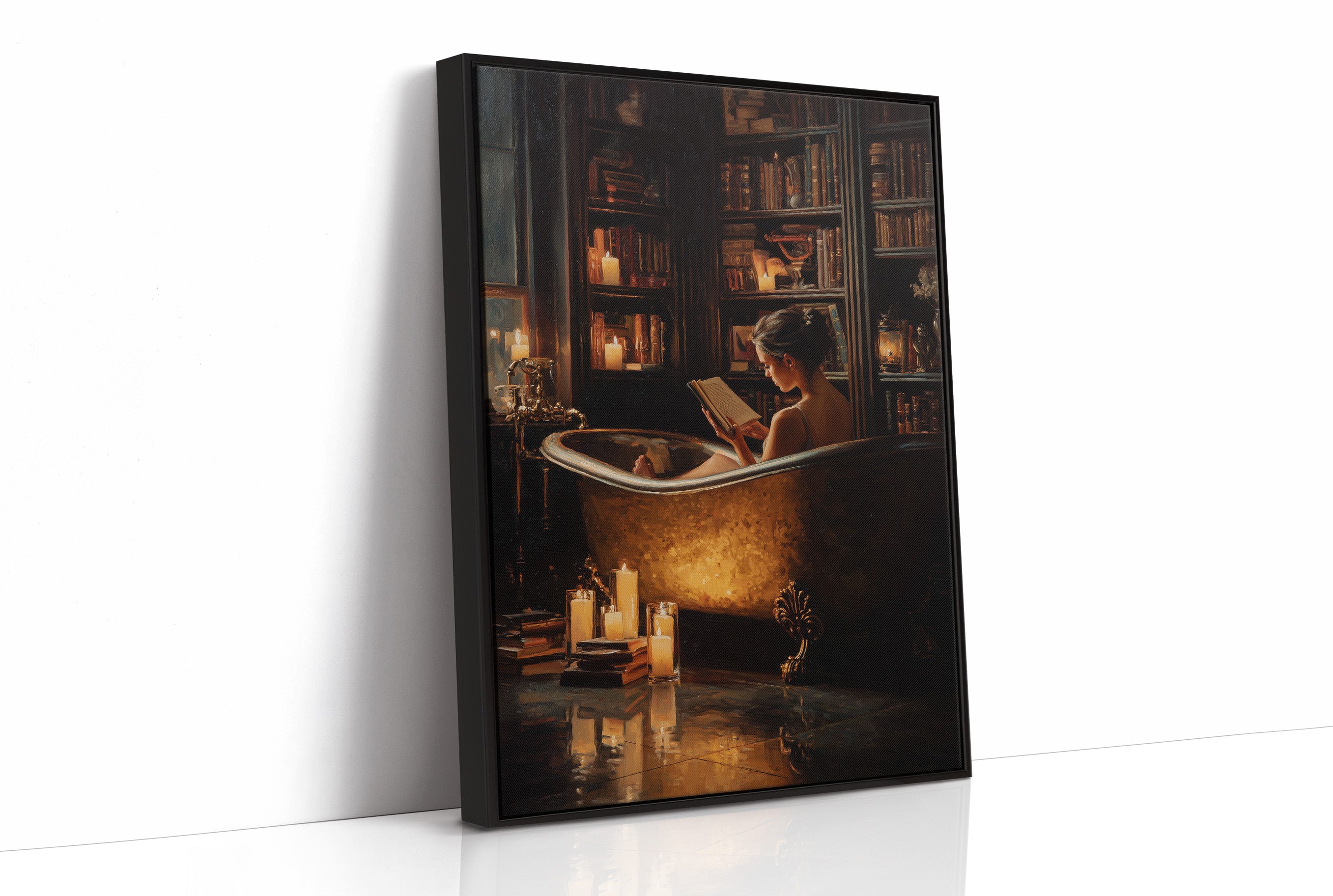 Candlelit Chapters Between Copper Walls