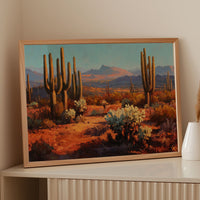 Copper Light Bathes Desert Giants
