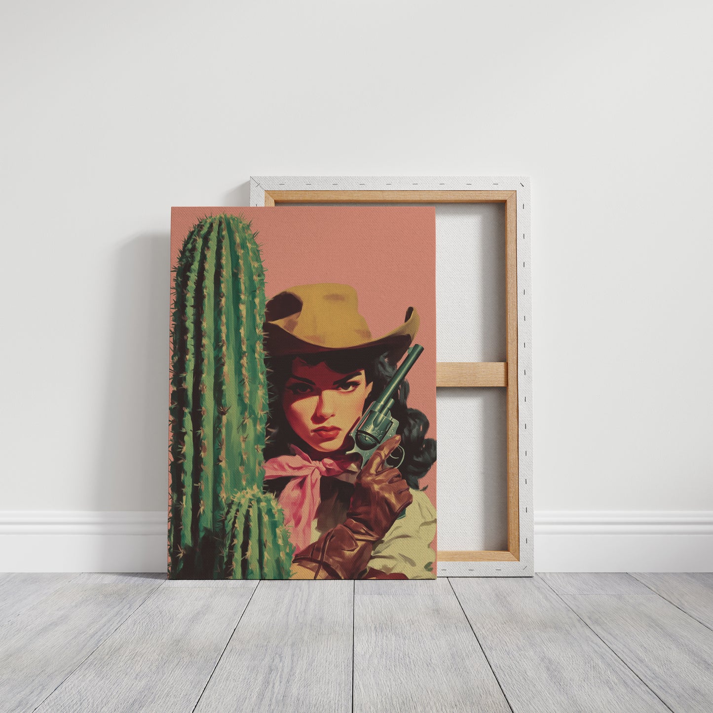 Cactus Rose in the Desert Sun