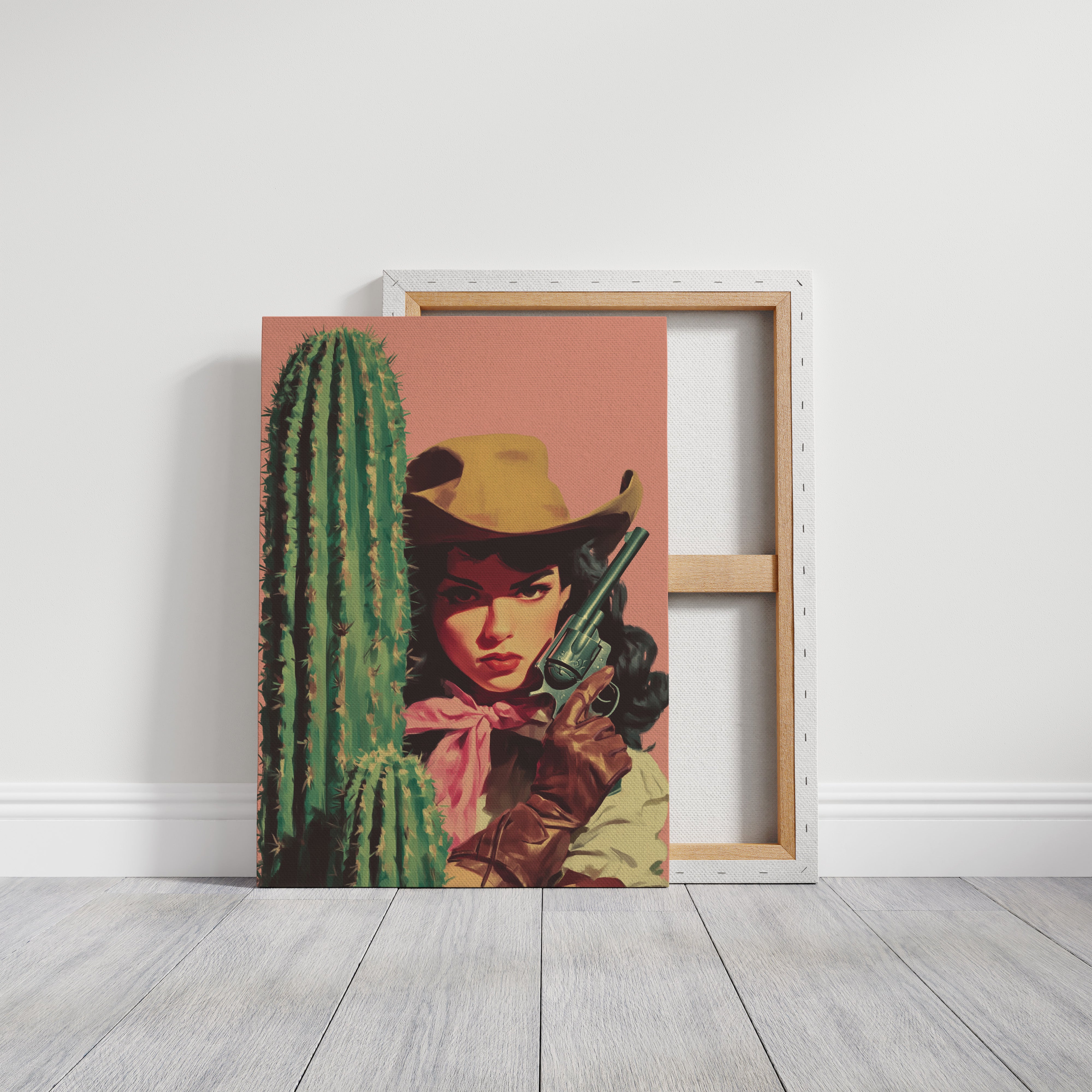 Cactus Rose in the Desert Sun
