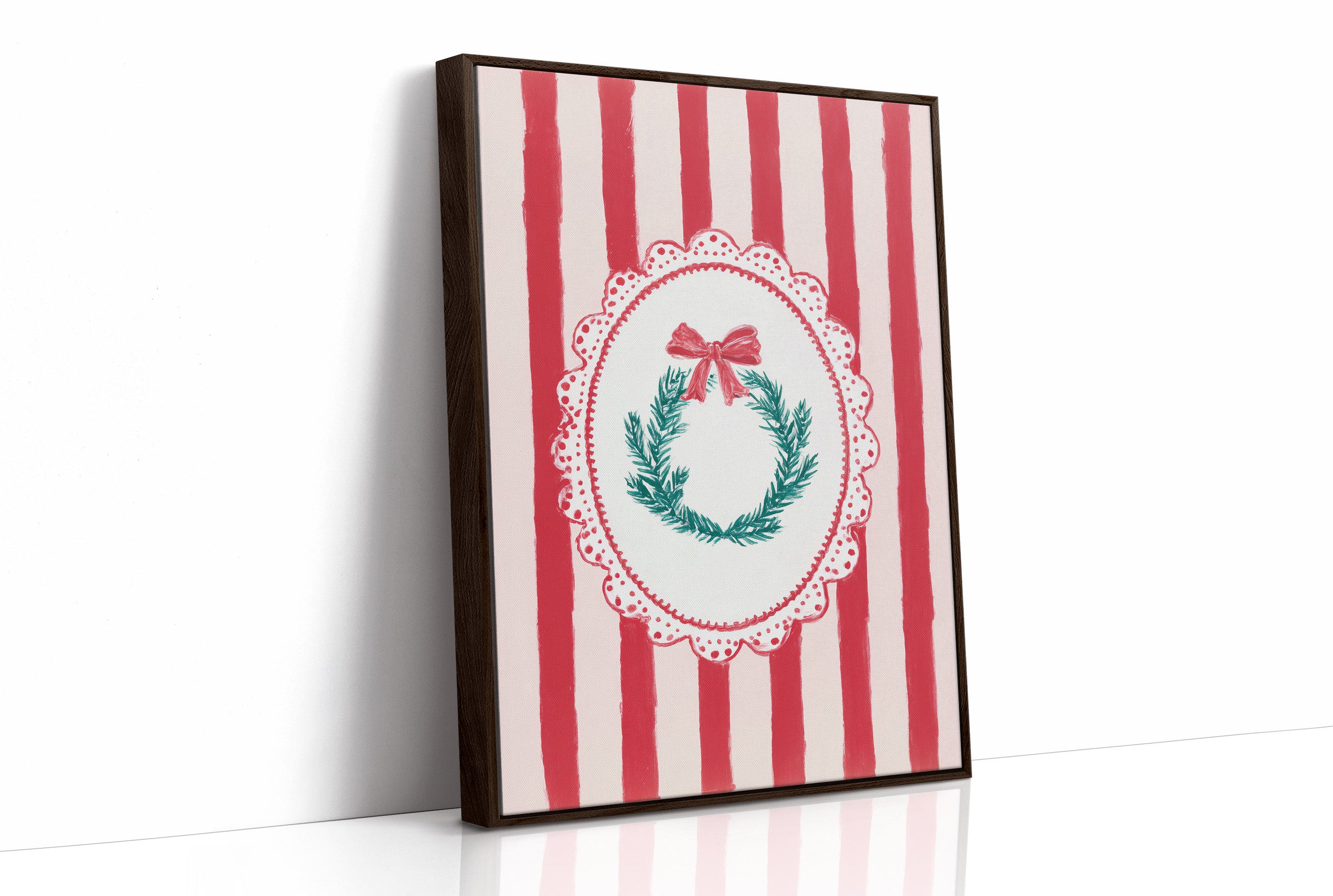 Peppermint Wreaths And Christmas Dreams